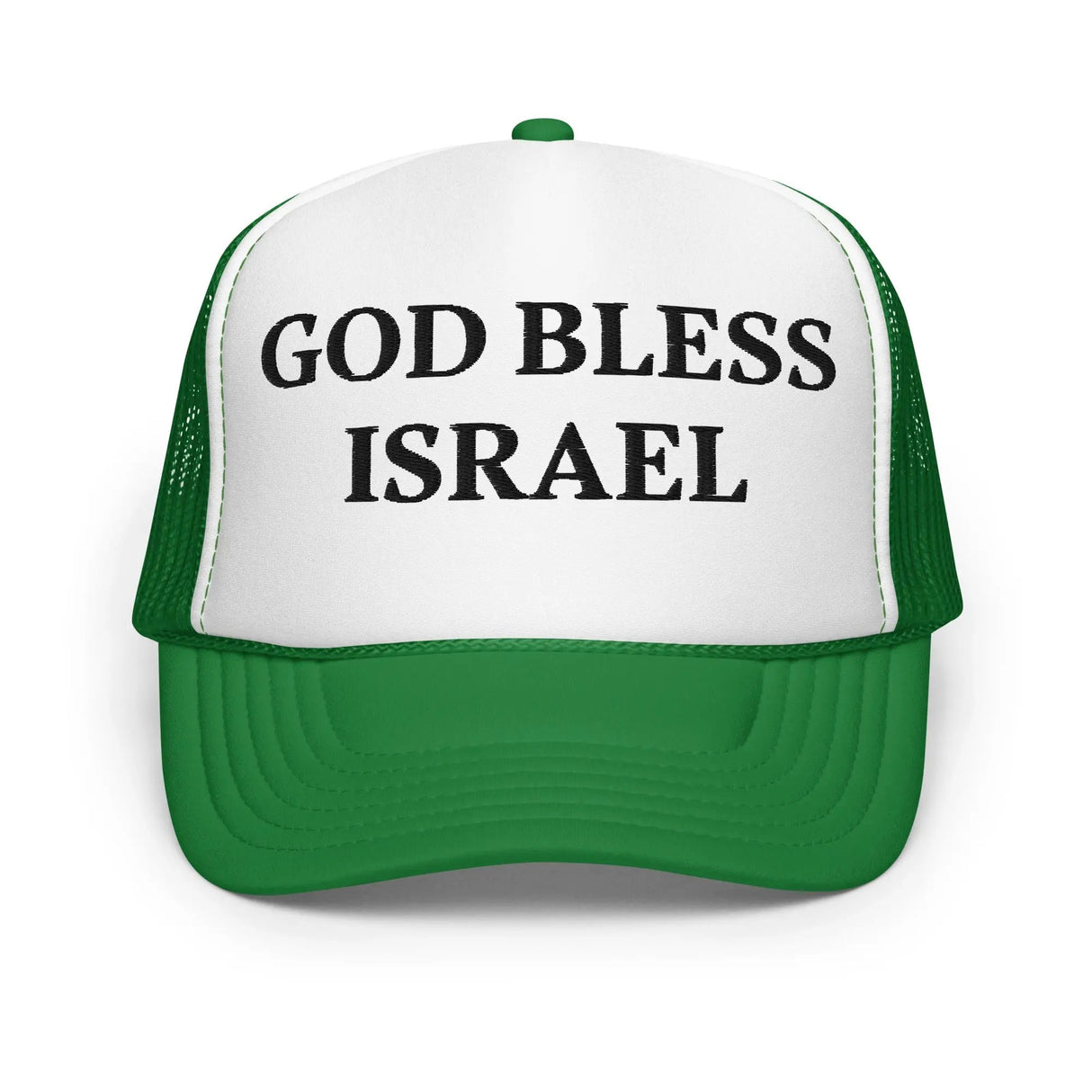 God Bless Israel - Foam trucker hat The Israel Store