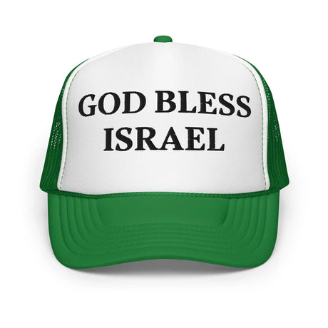 God Bless Israel - Foam trucker hat The Israel Store