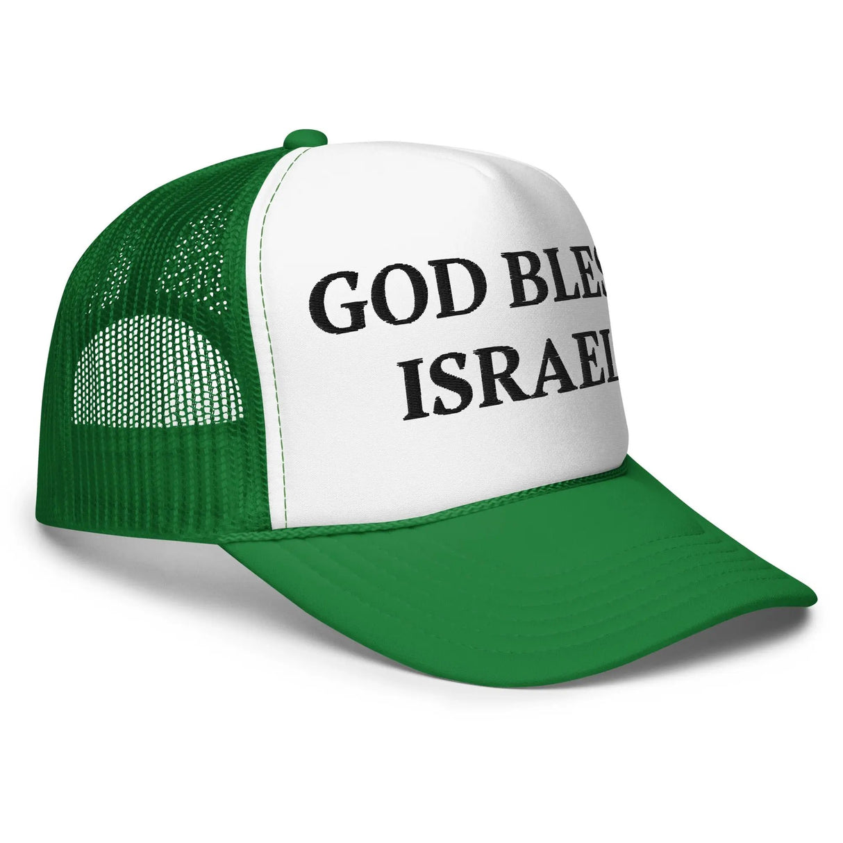 God Bless Israel - Foam trucker hat The Israel Store