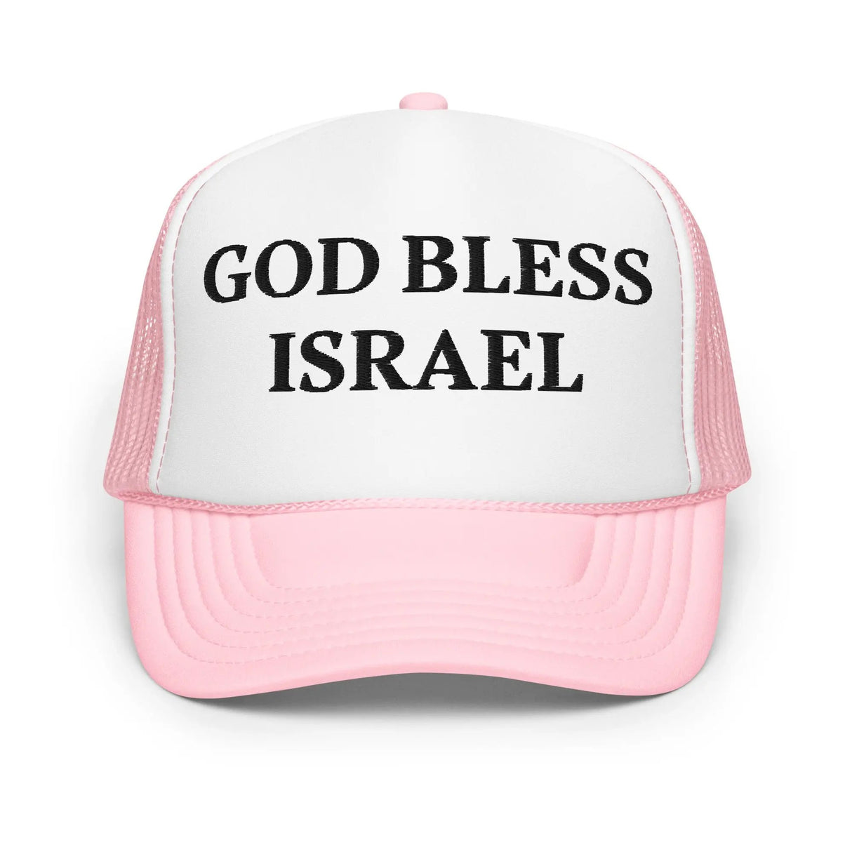 God Bless Israel - Foam trucker hat The Israel Store