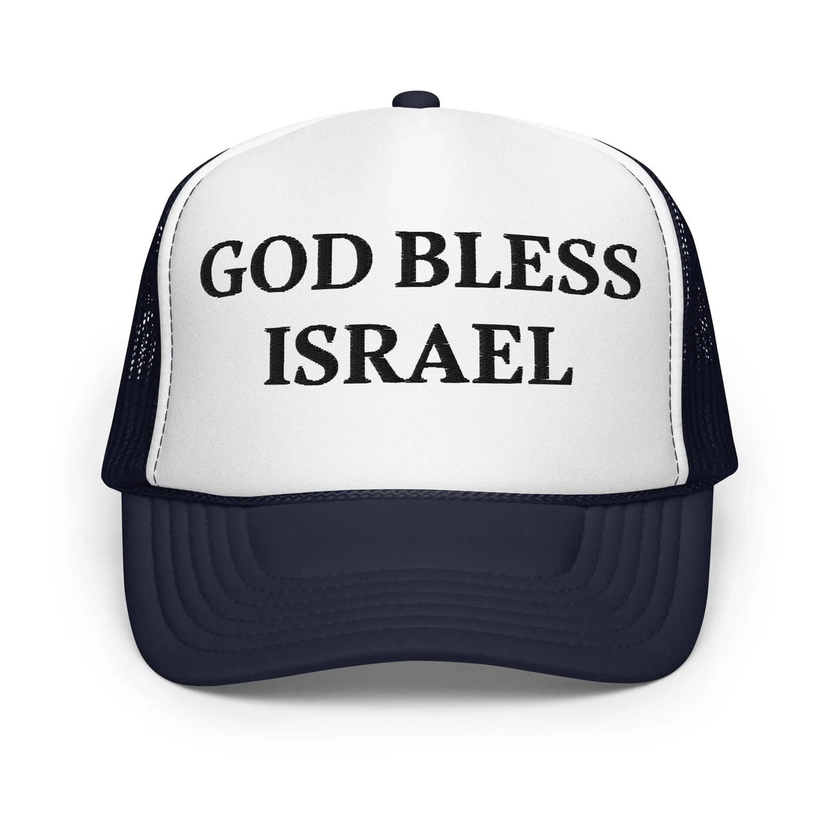 God Bless Israel - Foam trucker hat The Israel Store