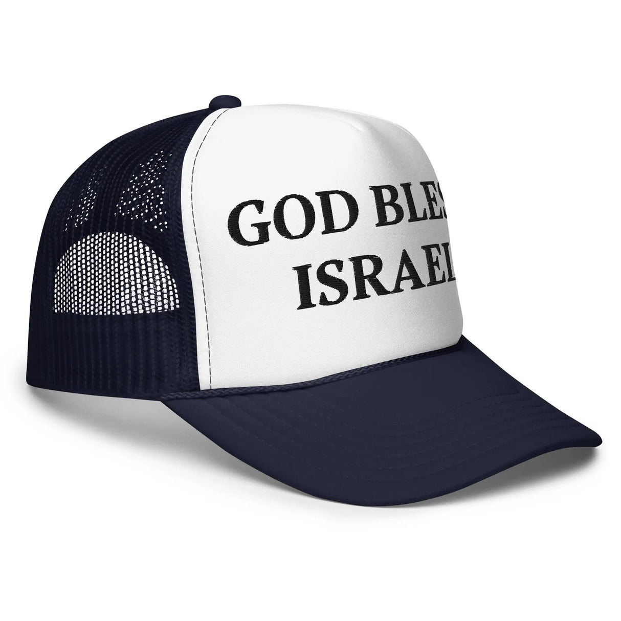 God Bless Israel - Foam trucker hat The Israel Store