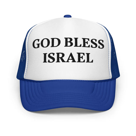 God Bless Israel - Foam trucker hat The Israel Store