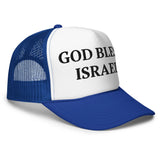 God Bless Israel - Foam trucker hat The Israel Store