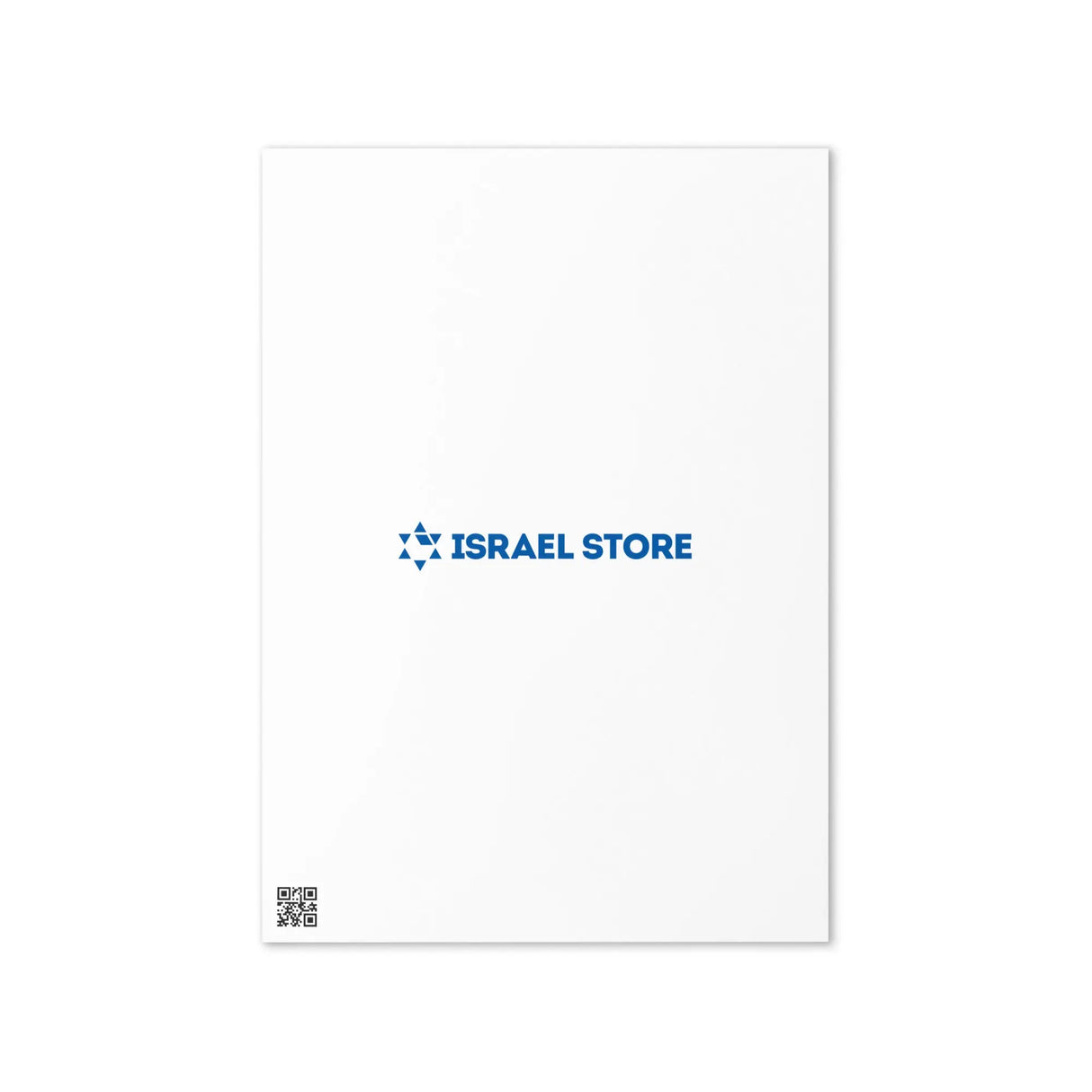 Greetings from Israel Postcard - Beautiful Star of David Design The Israel Store