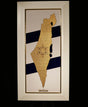 The Land of Israel – 24K Gold Israel Map Golden Heritage