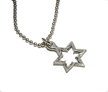 Star of David Necklace made from Hamas Rockets The Israel Store