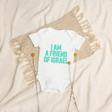 Friend of Israel - Organic Cotton Baby Bodysuit The Israel Store