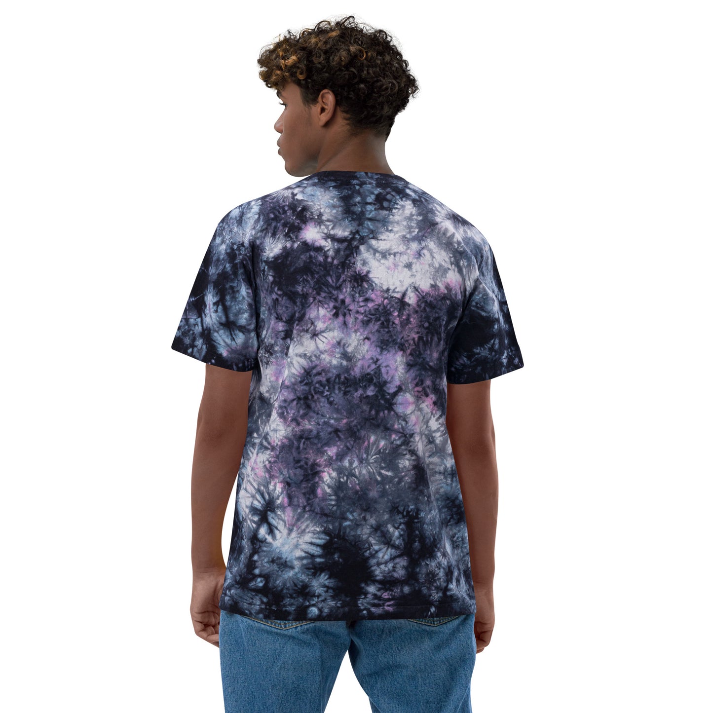 Stand With Israel T-shirt tie-dye unisexe surdimensionné