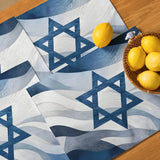 Israel Flag Star of David Placemat Set The Israel Store