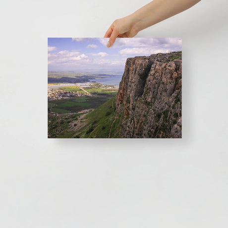 Mount Arbel Poster - Stunning Landscape of Israel The Israel Store