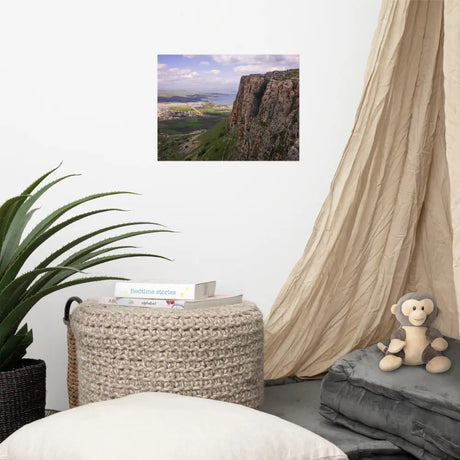 Mount Arbel Poster - Stunning Landscape of Israel The Israel Store