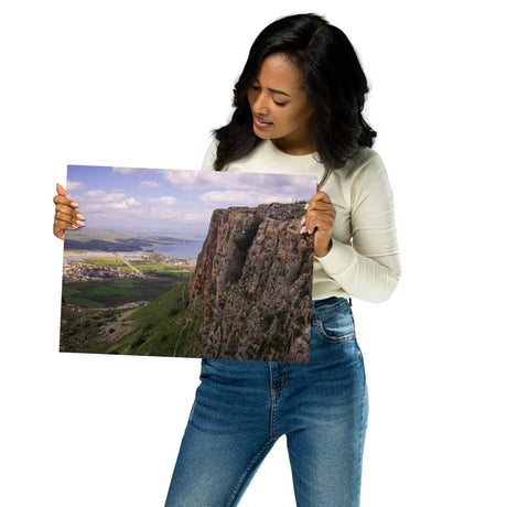 Mount Arbel Poster - Stunning Landscape of Israel The Israel Store