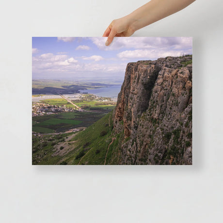 Mount Arbel Poster - Stunning Landscape of Israel The Israel Store