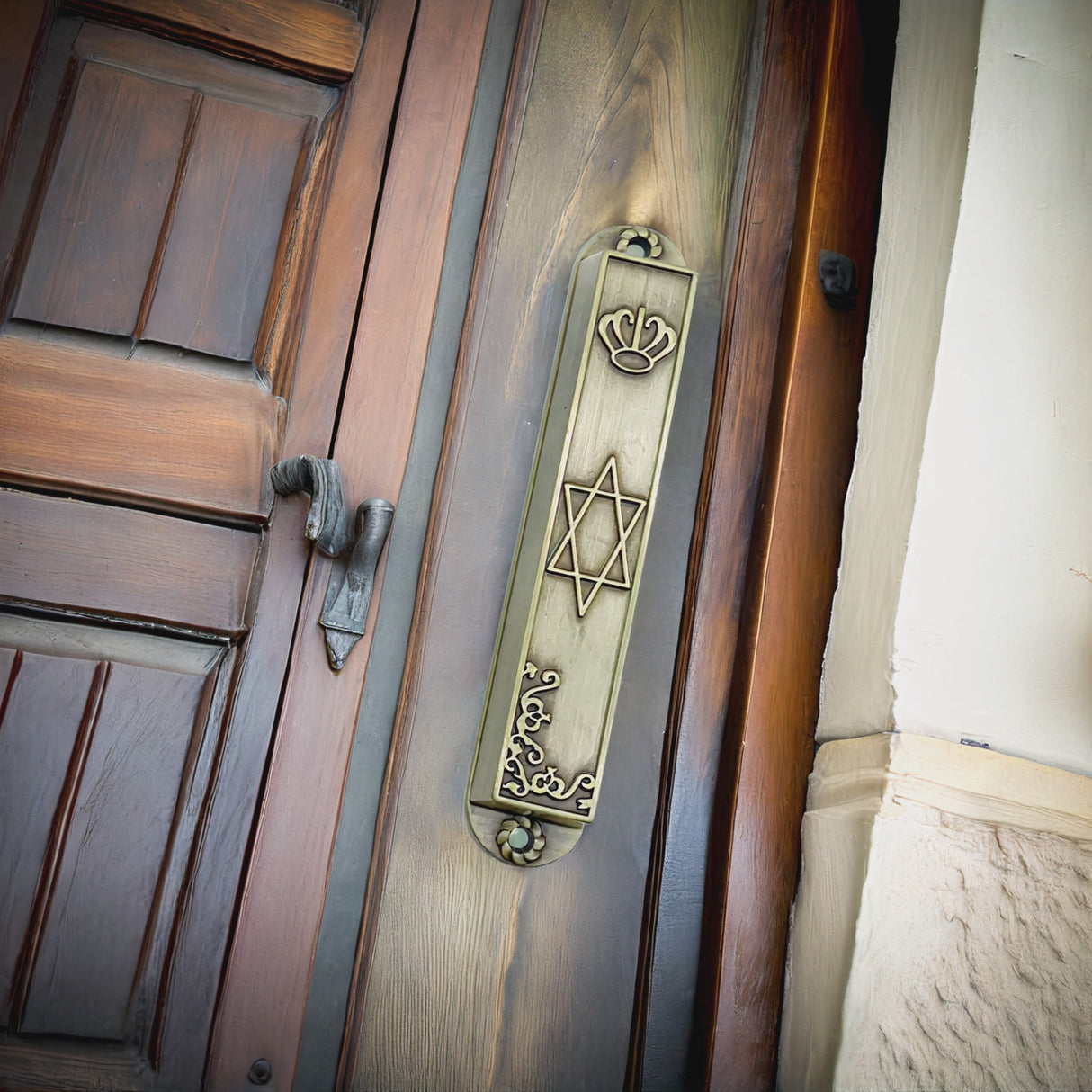 Elegant Mezuzah with Star of David