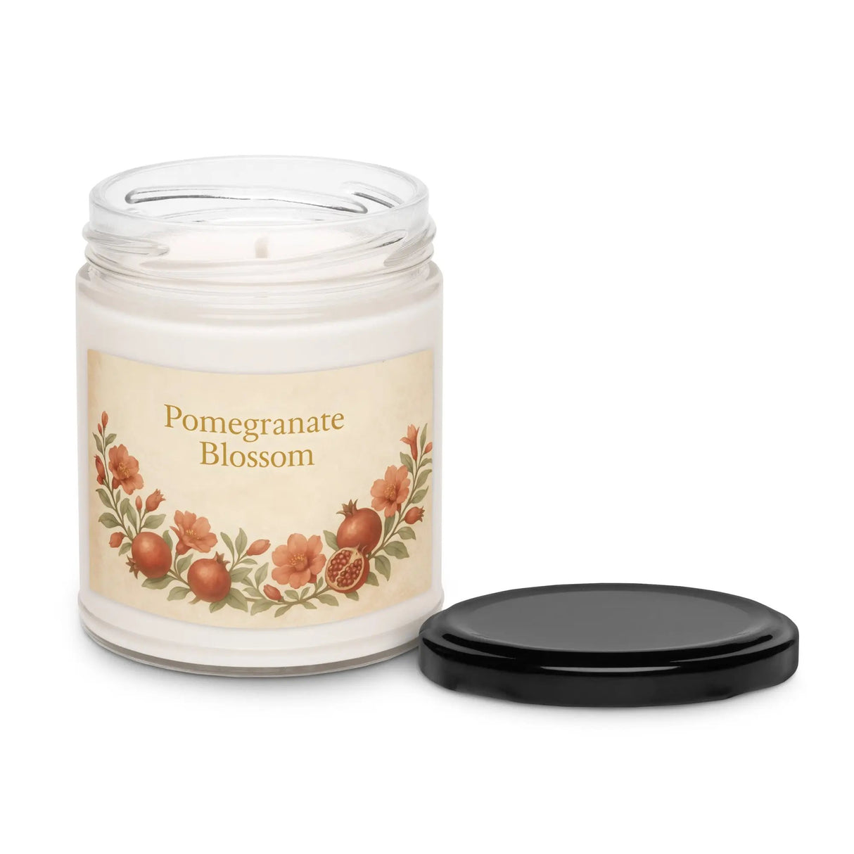 Pomegranate Blossom - Inspired Design Scented Soy Candle The Israel Store