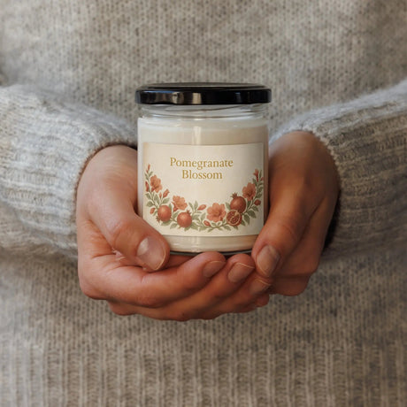 Pomegranate Blossom - Inspired Design Scented Soy Candle The Israel Store