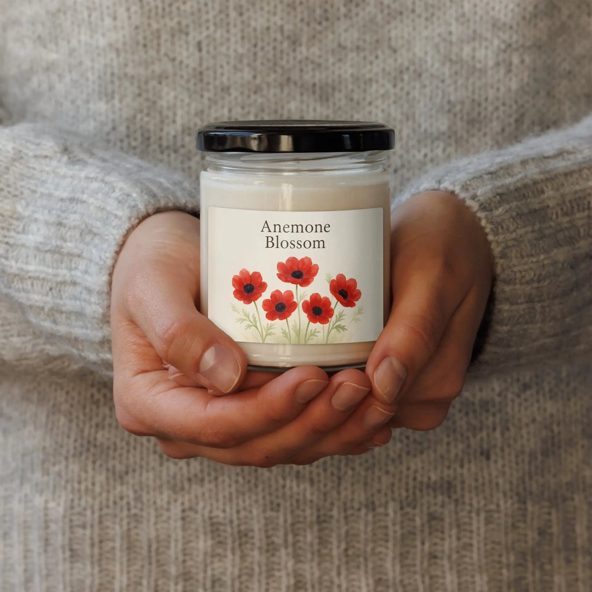 Anemone Blossom - Inspired Design Scented Soy Candle The Israel Store