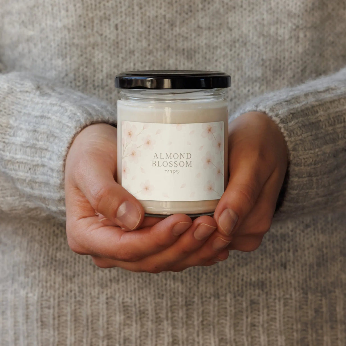 Almond Blossom - Inspired Design Scented Soy Candle The Israel Store