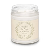 Pray for the Peace of Jerusalem Scented Soy Candle The Israel Store