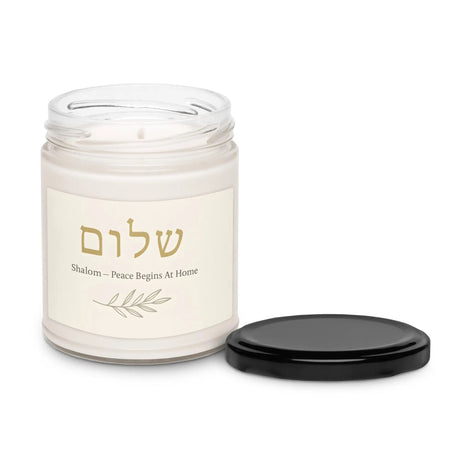 Shalom Scented Soy Candle The Israel Store