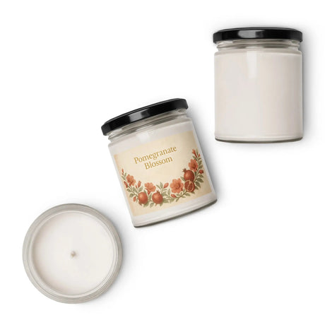 Pomegranate Blossom - Inspired Design Scented Soy Candle The Israel Store