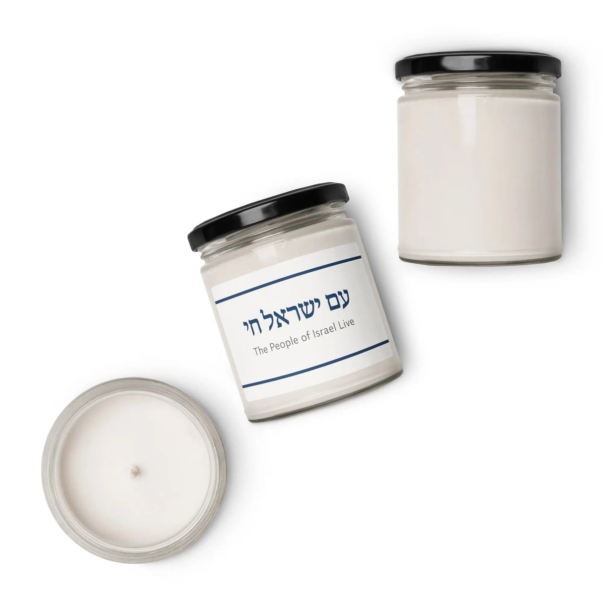 Am Yisrael Chai Scented Soy Candle The Israel Store