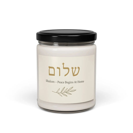 Shalom Scented Soy Candle The Israel Store