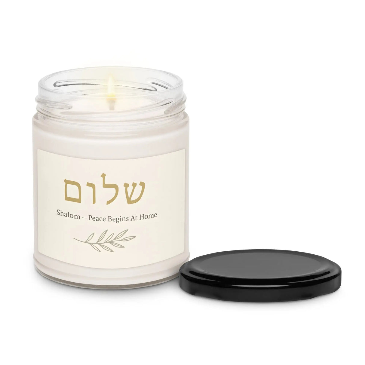 Shalom Scented Soy Candle The Israel Store