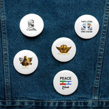 Israel Iran Peace Pins – Freedom & Unity Button Set The Israel Store