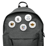 Israel Iran Peace Pins – Freedom & Unity Button Set The Israel Store