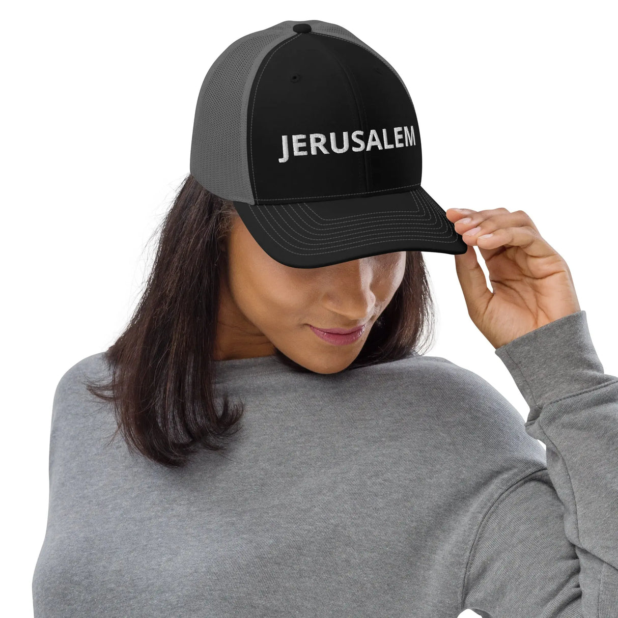 Classic Jerusalem Trucker Hat The Israel Store