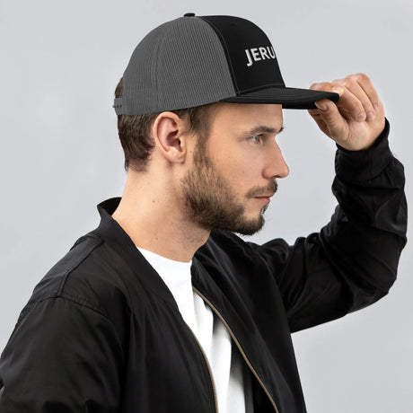 Classic Jerusalem Trucker Hat The Israel Store
