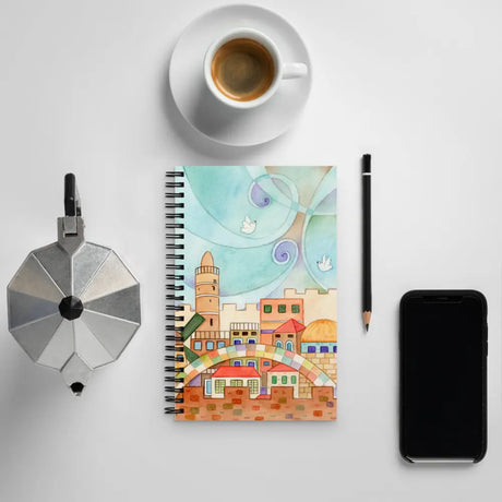 Jerusalem Spiral Notebook The Israel Store