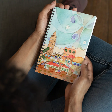 Jerusalem Spiral Notebook The Israel Store