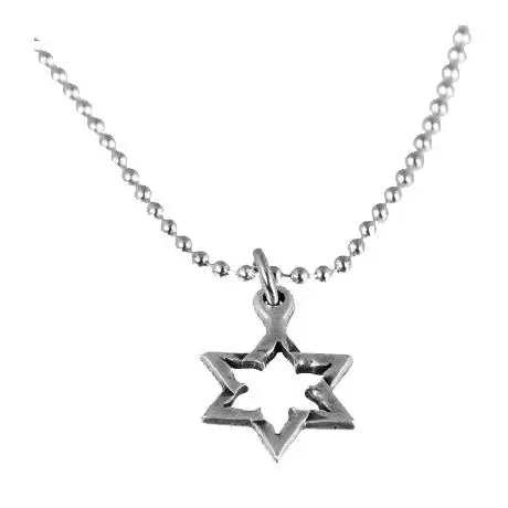 Star of David Necklace made from Hamas Rockets The Israel Store