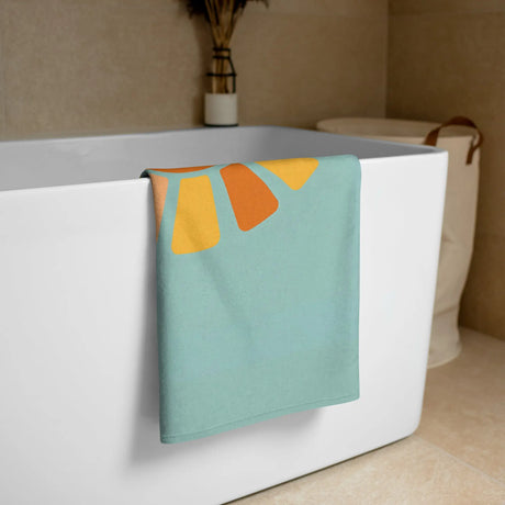 Shalom Retro Beach Towel The Israel Store