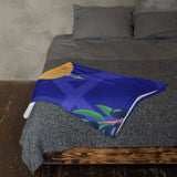 Vibrant Israel Heritage - Cozy Throw Blanket The Israel Store