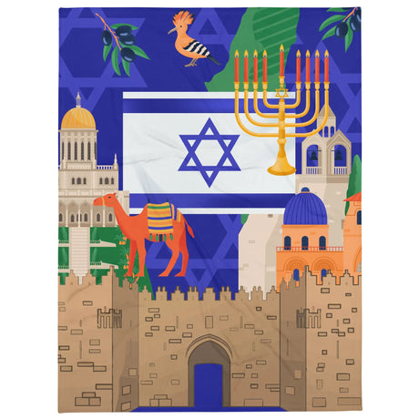 cozy throw blanket from israel