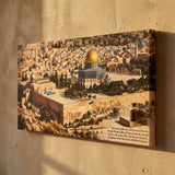 Canvas of Sacred Ground Temple Mount Soil