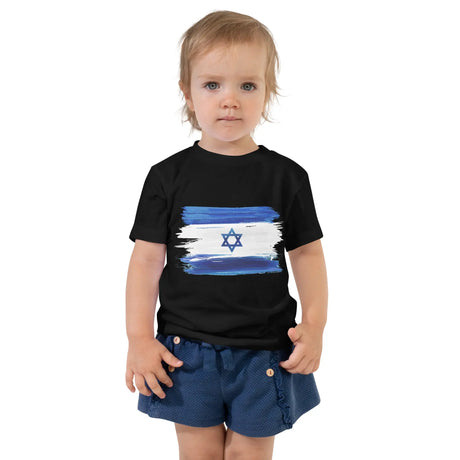 Flag of Israel Toddler Short Sleeve Tee The Israel Store