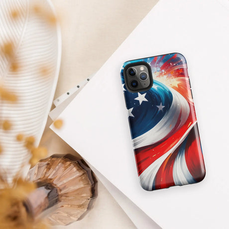 Patriotic American - Tough Case for iPhone® The Israel Store