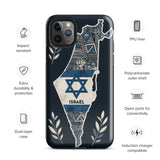 Map of Israel - Tough Case for iPhone® The Israel Store