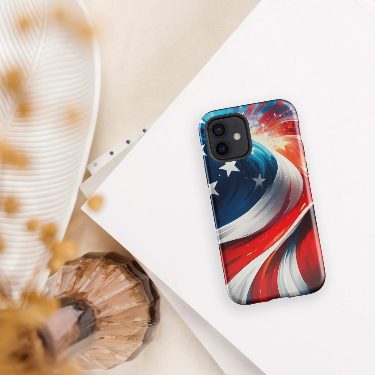 Patriotic American - Tough Case for iPhone® The Israel Store