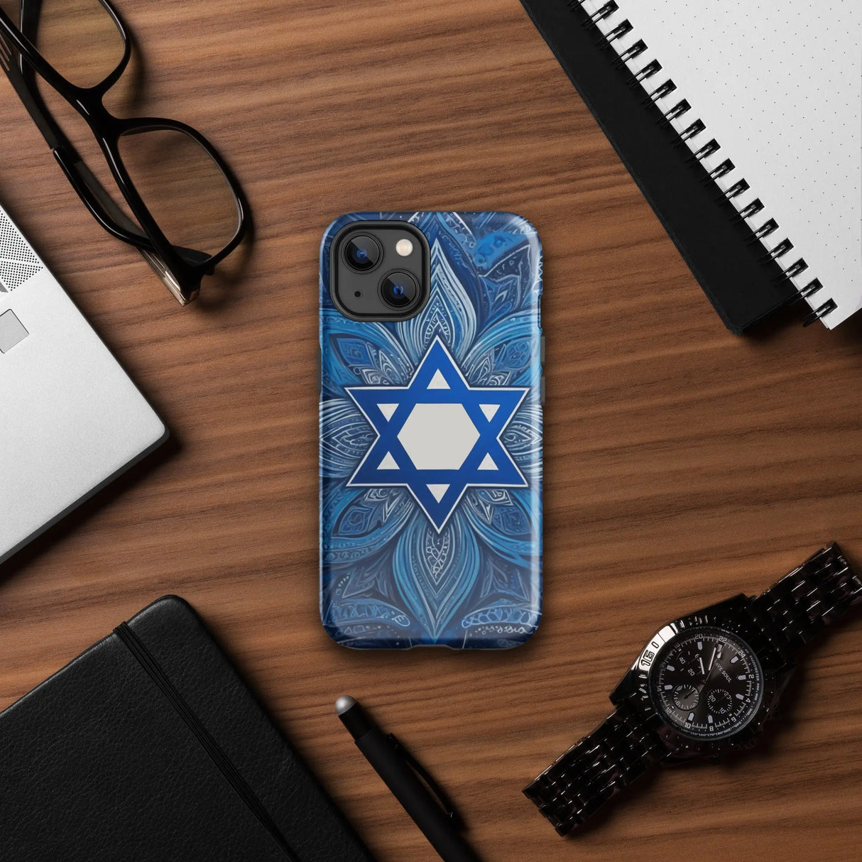 Star of David Mandala - Tough Case for iPhone® The Israel Store