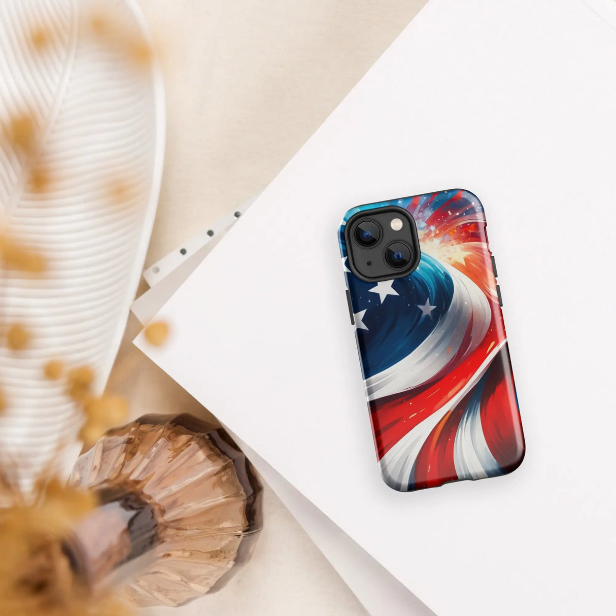 Patriotic American - Tough Case for iPhone® The Israel Store