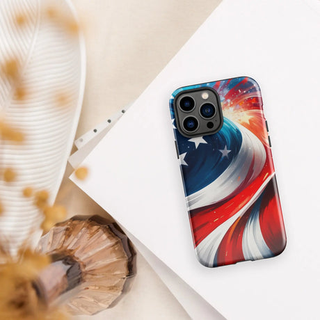 Patriotic American - Tough Case for iPhone® The Israel Store