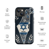 Map of Israel - Tough Case for iPhone® The Israel Store