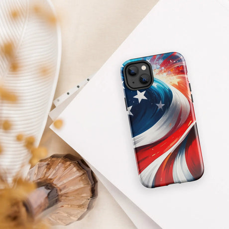 Patriotic American - Tough Case for iPhone® The Israel Store