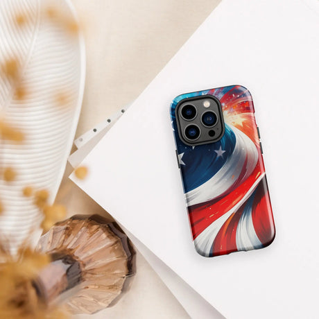 Patriotic American - Tough Case for iPhone® The Israel Store